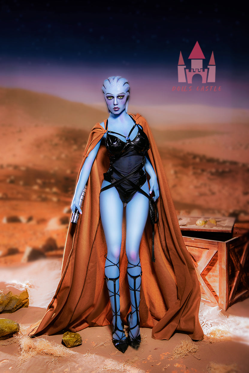 Dolls Castle | 156cm/5ft1 Blue Alien Cosplay Halloween Big Breasts Sex Doll - Ailen (In Stock EU)