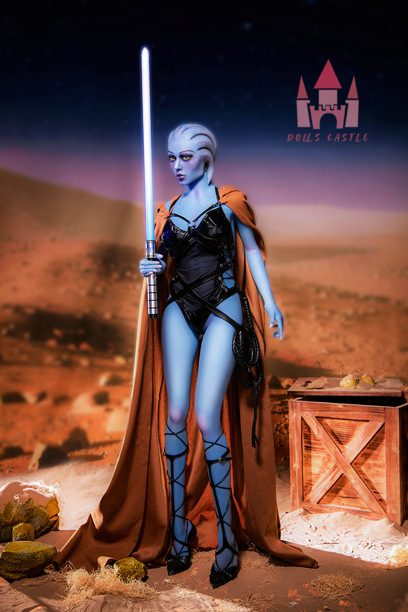 Dolls Castle | 156cm/5ft1 Blue Alien Cosplay Halloween Big Breasts Sex Doll - Ailen (In Stock EU)