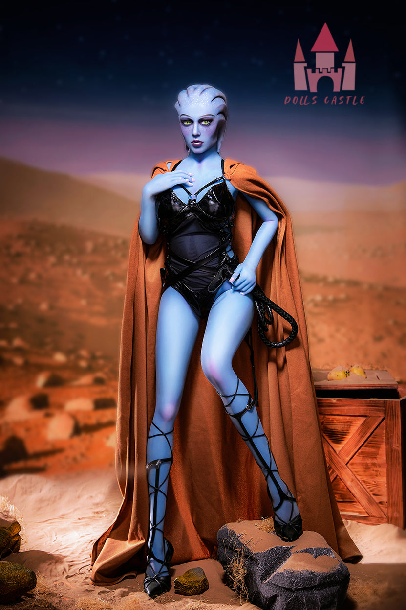 Dolls Castle | 156cm/5ft1 Blue Alien Cosplay Halloween Big Breasts Sex Doll - Ailen (In Stock EU)