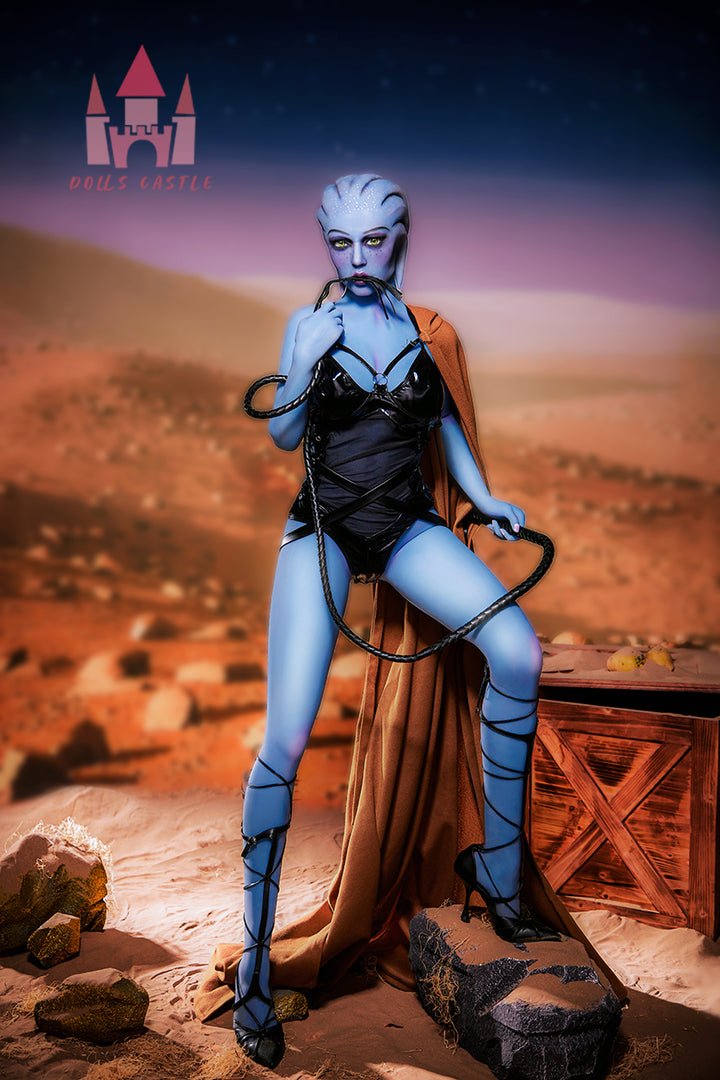 Dolls Castle | 156cm/5ft1 Blue Alien Cosplay Halloween Big Breasts Sex Doll - Ailen (In Stock EU)