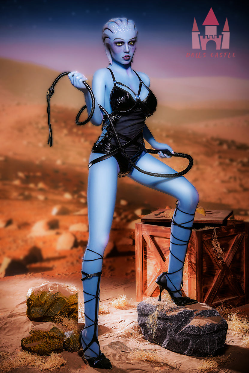 Dolls Castle | 156cm/5ft1 Blue Alien Cosplay Halloween Big Breasts Sex Doll - Ailen (In Stock EU)