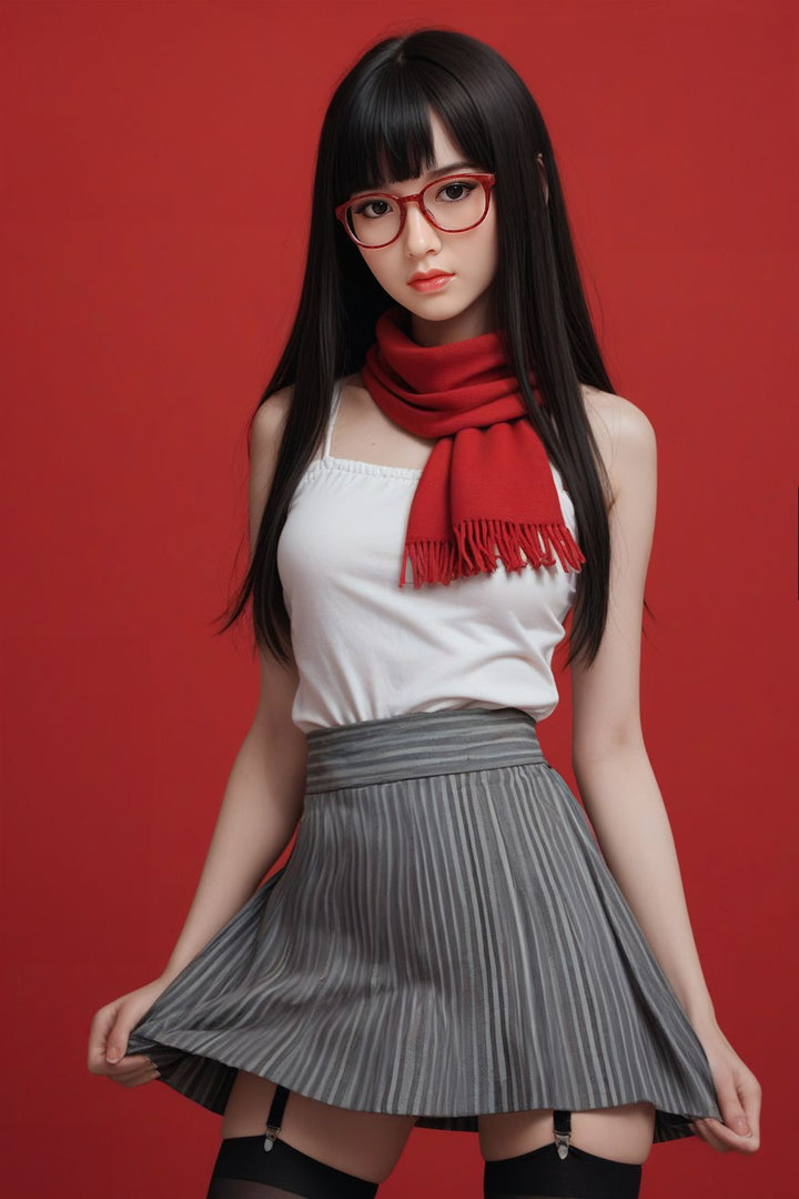 SY Doll | 160cm/5ft3 小さな胸のアジア人魅惑的な甘い美しさリアルなTPEセックスドール - エリーゼ（米国在庫あり）