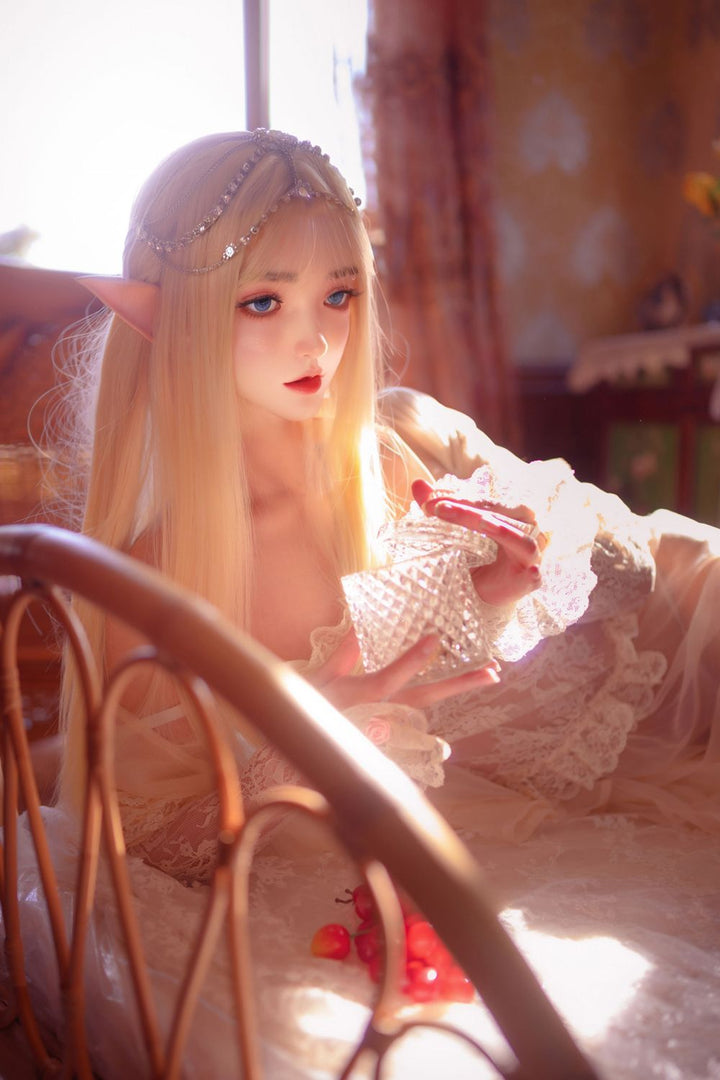 SY Doll | 150cm/4ft9 Flat Breasts Charming Elf Cosplay Lifelike Full Silicone Sex Doll - Monica