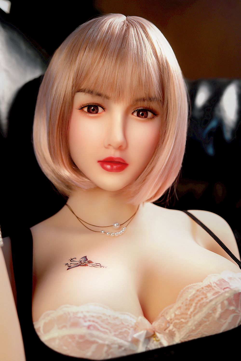 SY Doll | 165cm/5ft5 Big Breasts Mature Pink Short Hair Lifelike TPE Sex Doll - Jamie