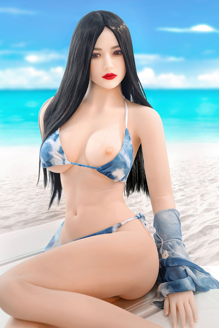 SY Doll | Asiatische 166 cm/5ft5 Strandbadeanzug Kleine Brüste Lebensechte TPE Sexpuppe - Lillia