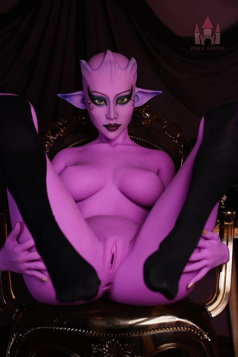 Dolls Castle | 170cm/5ft7 Purple Alien Fantasy Halloween Cosplay Sex Doll  - Nebula (In Stock EU)