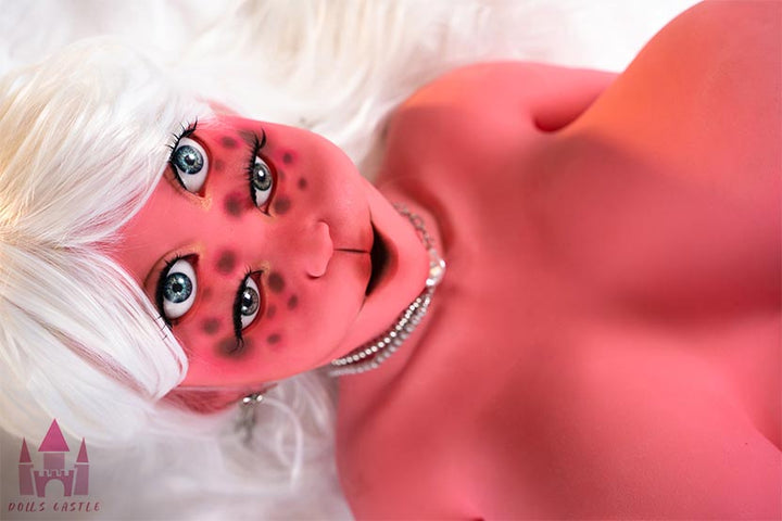 Dolls Castle | 162cm/5ft4 Pink Alien Fantasy Cosplay Lifelike Sex Doll with  - Aurora (In Stock EU)