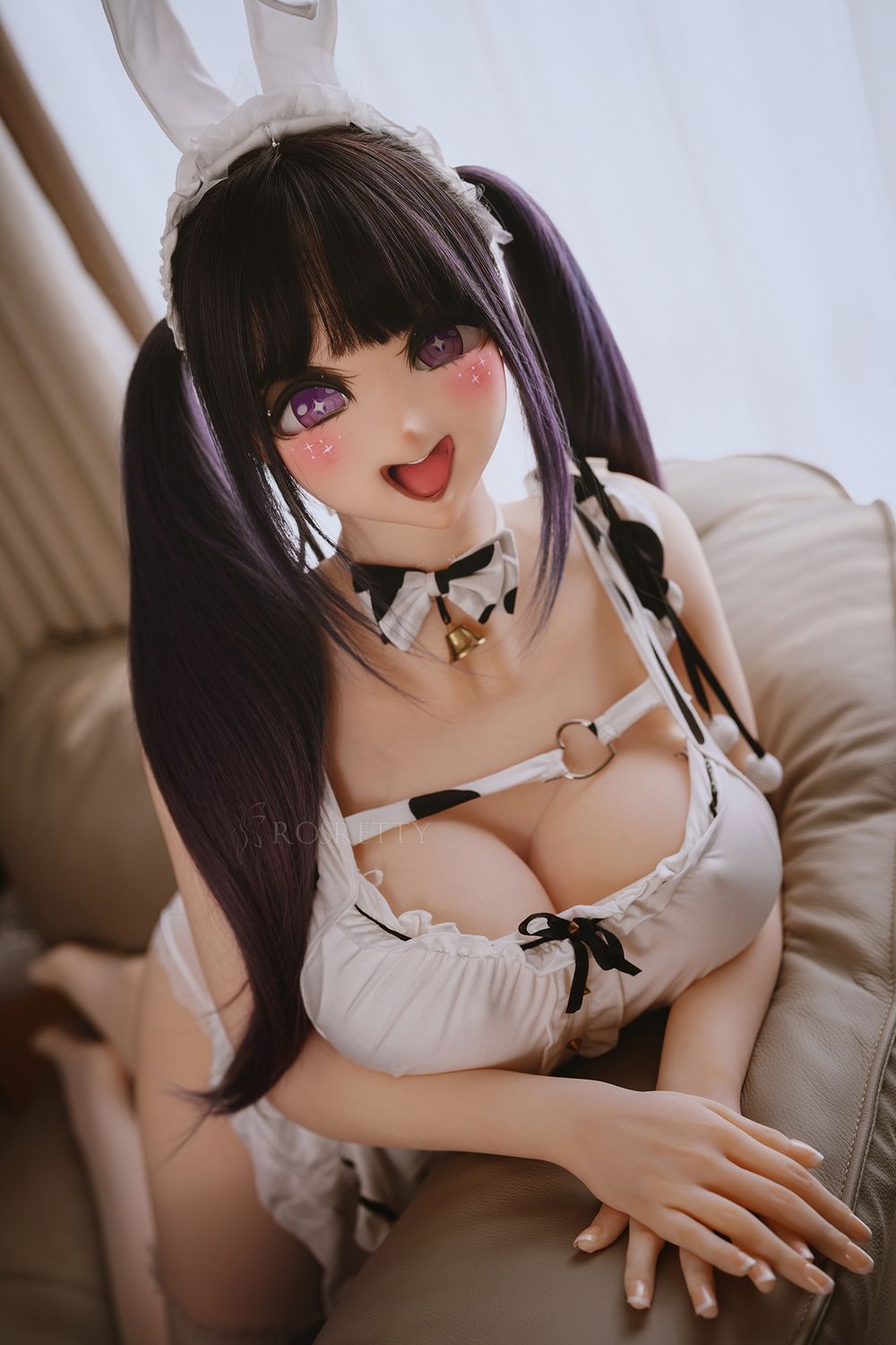 Rosretty Doll |  161cm/5ft3 Huge Breasts Lovely Kigurumi Anime Face Realistic TPE Sex Doll - Sakura