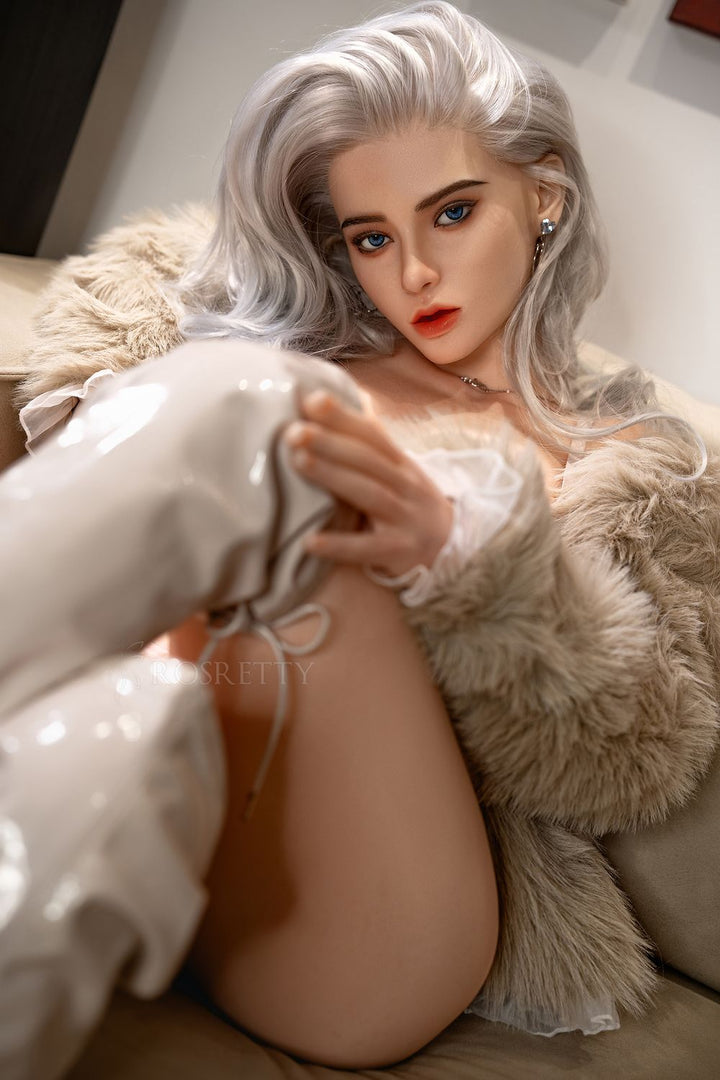 SY Doll |164cm/5ft4 Big Breasts Attractive Silver-Haired Lifelike TPE Sex Doll - Chloe