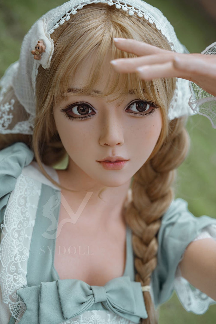 SY Doll | 164cm/5ft4 Big Breasts Alluring Sweet Blonde Lolita Realistic Full Silicone Sex Doll - Vanessa