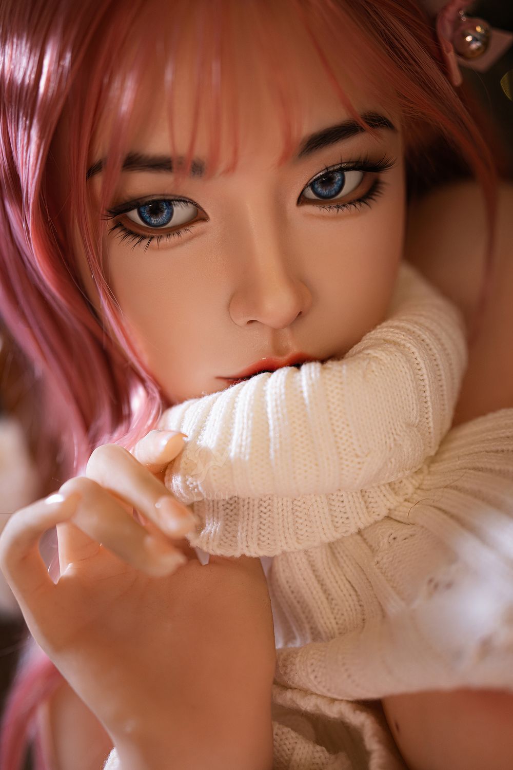 SY Doll | Asia 160cm/5ft3 Lovely Pink Hair Big Breast Lifelike Sex Doll - Natalie