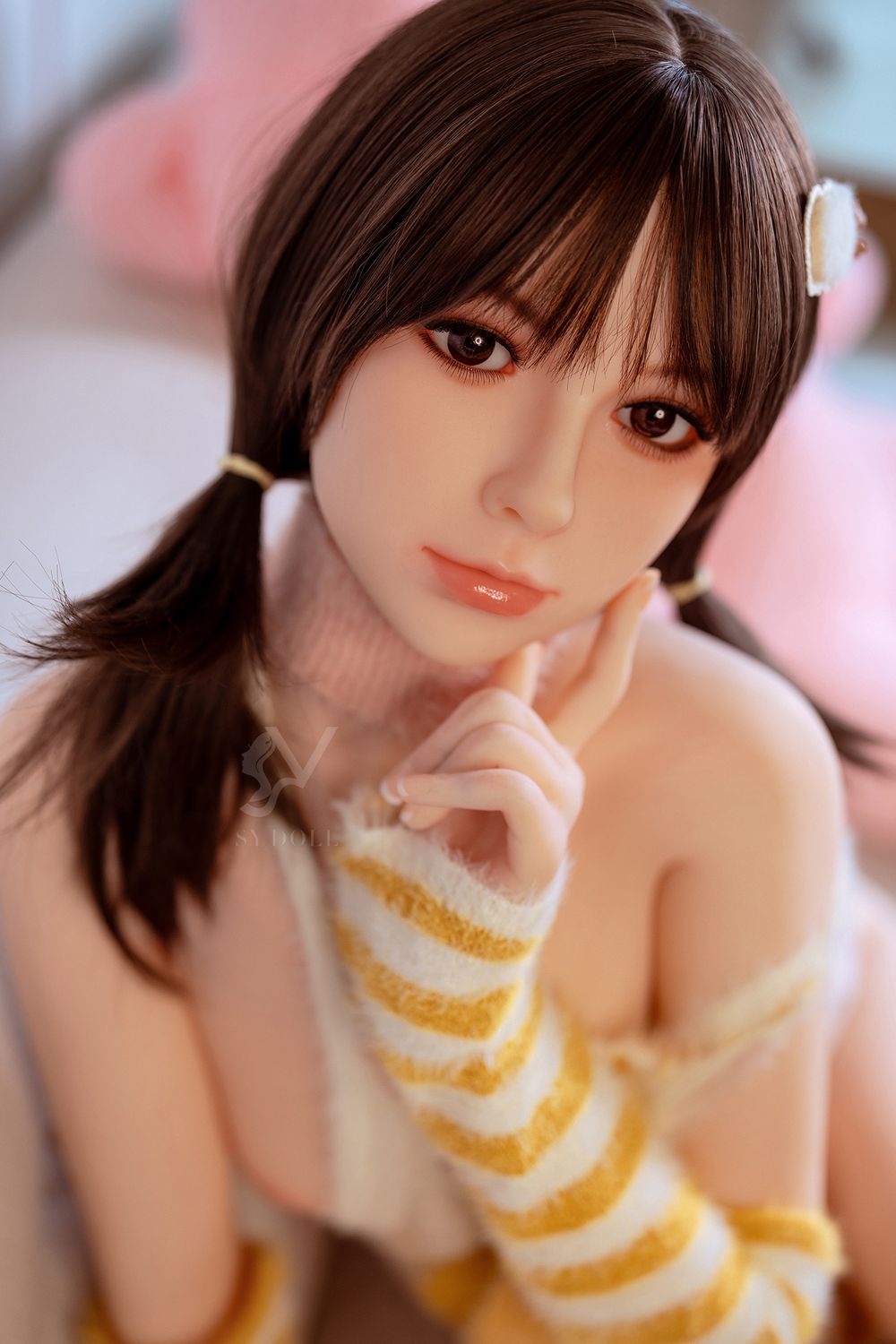 SY Doll | Asian 150cm/4ft11 Black Hair Lovely Small Boobs Lifelike Sex Doll - Lily (In Stock EU )