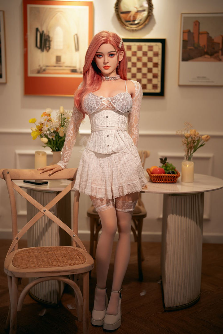 SY Doll | Asian 160cm/5ft3 Lovely Pink Hair Big Breasts Sex Doll - Sarah