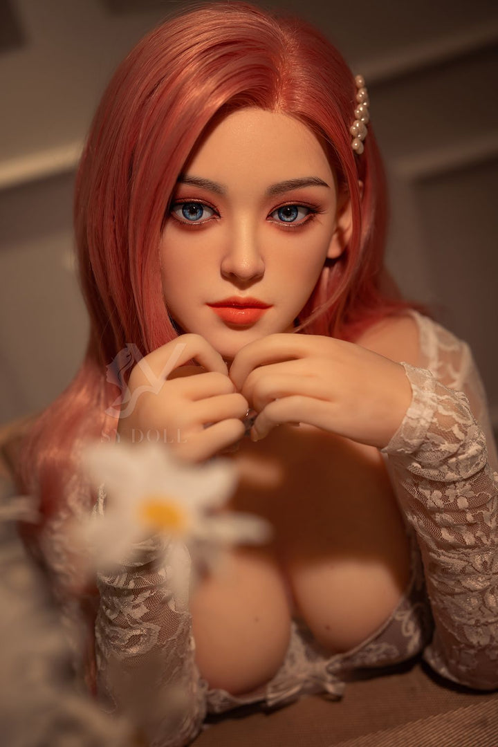 SY Doll | Asian 160cm/5ft3 Lovely Pink Hair Big Breasts Sex Doll - Sarah