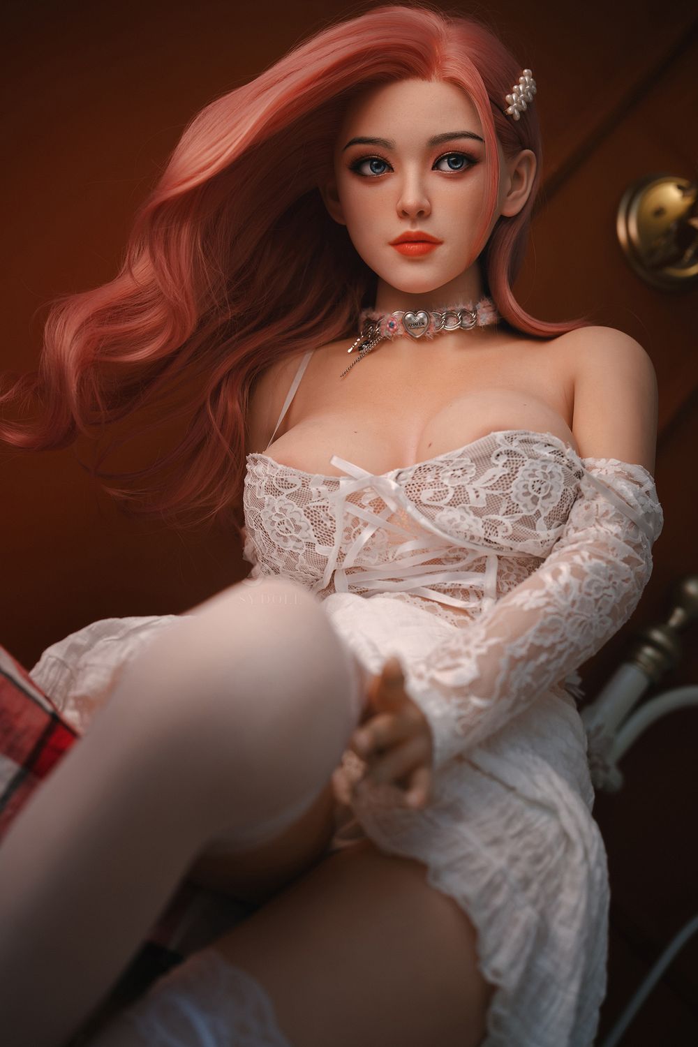 SY Doll | Asian 160cm/5ft3 Lovely Pink Hair Big Breasts Sex Doll - Sarah