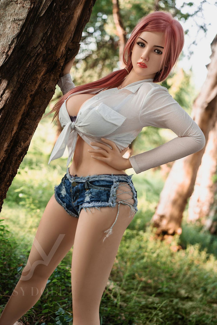 SY Doll |161cm/5ft2 Pink Hair Huge Boobs Mature Lifelike Sex Doll - Connie
