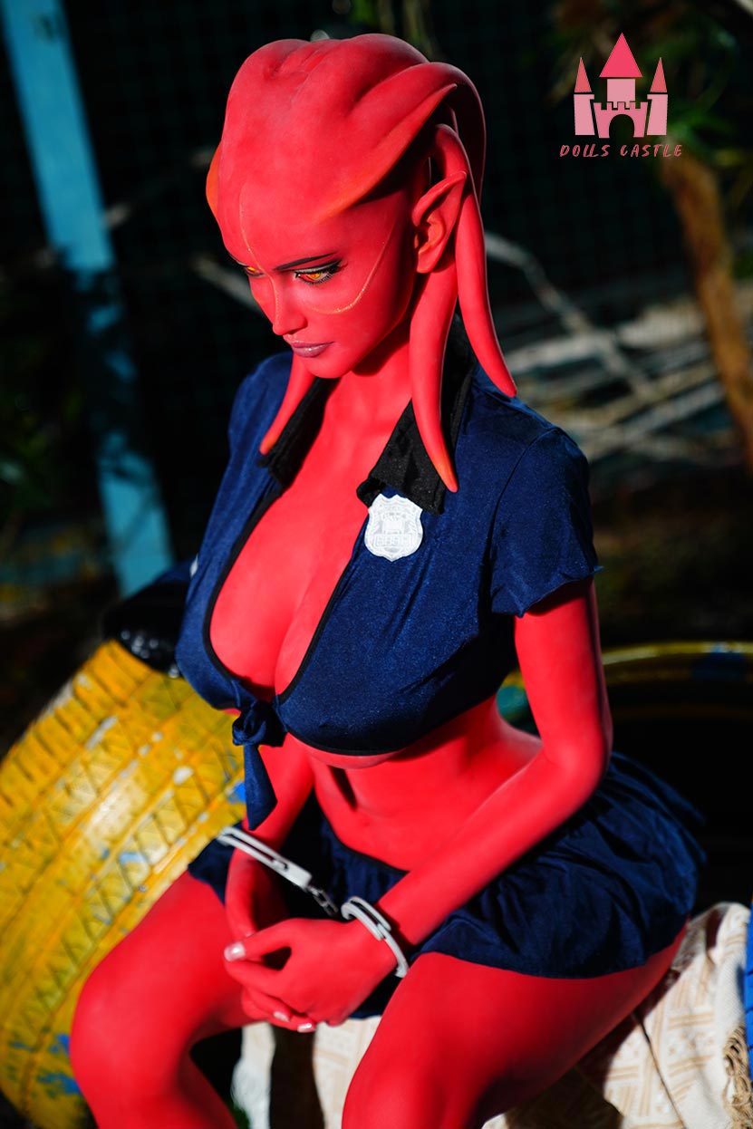 Dolls Castle | 160cm/5ft2 Red Alien Fantasy Cosplay Sex Doll - Zara (In Stock EU)