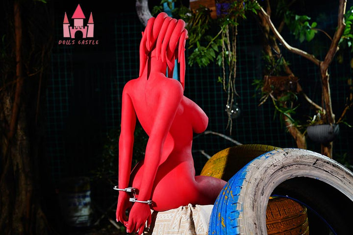 Dolls Castle | 160cm/5ft2 Red Alien Fantasy Cosplay Sex Doll - Zara (In Stock EU)