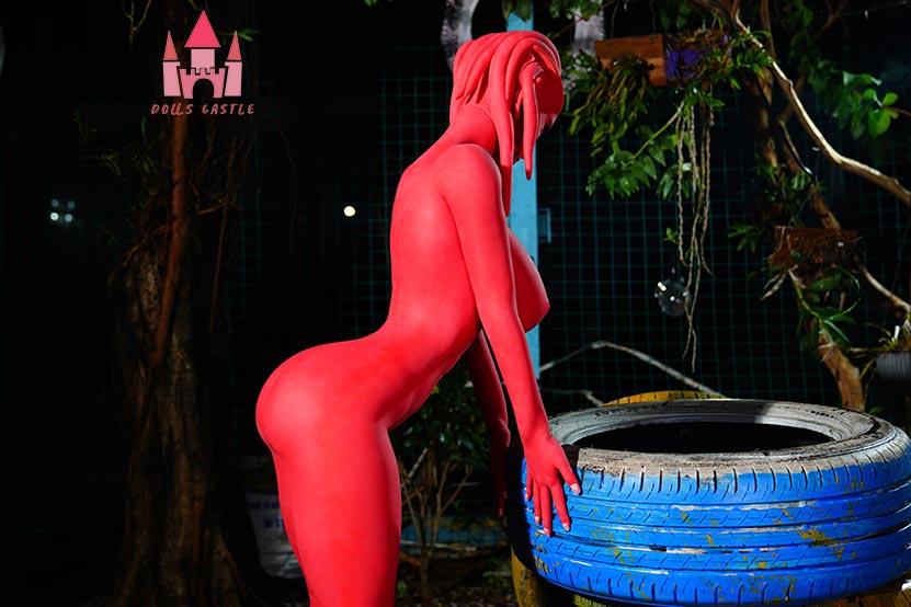 Dolls Castle | 160cm/5ft2 Red Alien Fantasy Cosplay Sex Doll - Zara (In Stock EU)