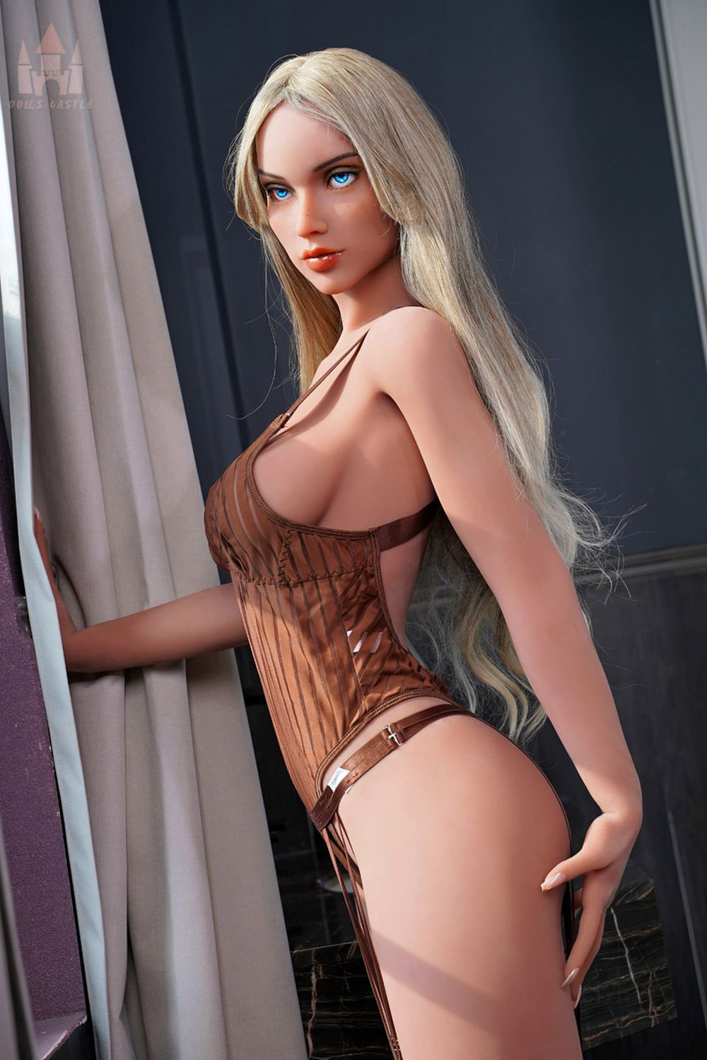 Dolls Castle | 170cm/5ft7 Small Breasts Slim Sexy Lifelike Full TPE Sex Doll - Arlene