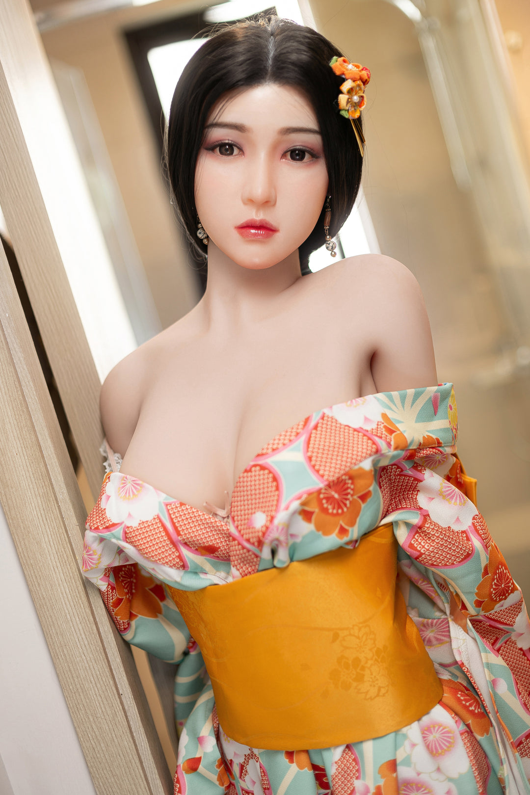 AIBEI | 158cm/5ft2 Medium Breast Silicone Head Doll - Nicole