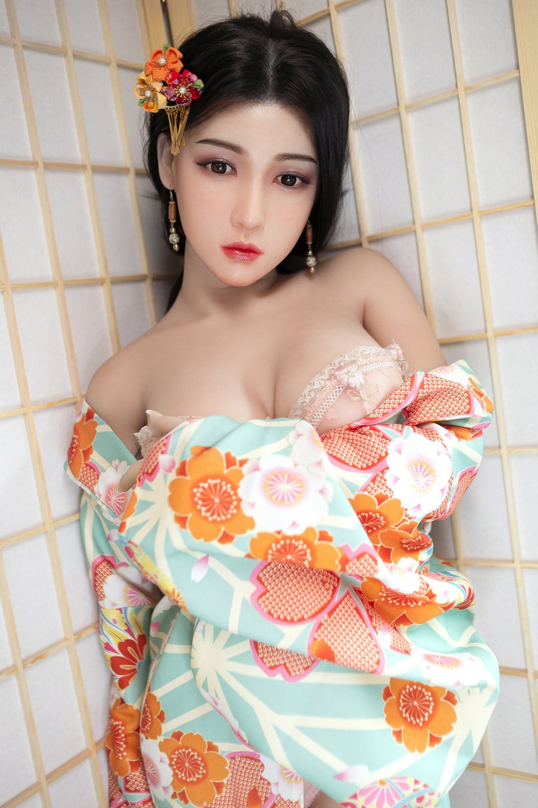 AIBEI | 158cm/5ft2 Medium Breast Silicone Head Doll - Nicole