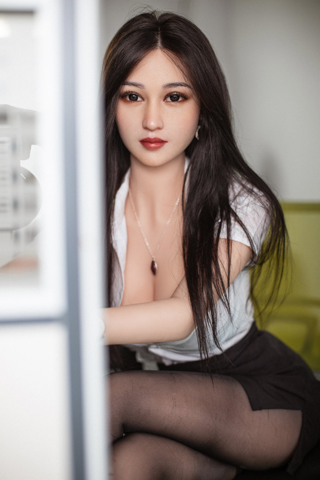 AIBEI | 165cm/5ft5 Big Breast Silicone Head Sex Doll - Nicole