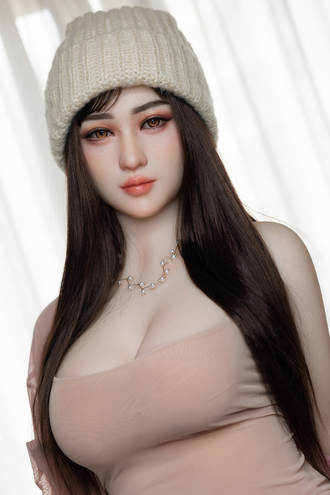 AIBEI | 158cm/5ft2 E-cup Silicone Head Japanese Sex Doll - Olivia