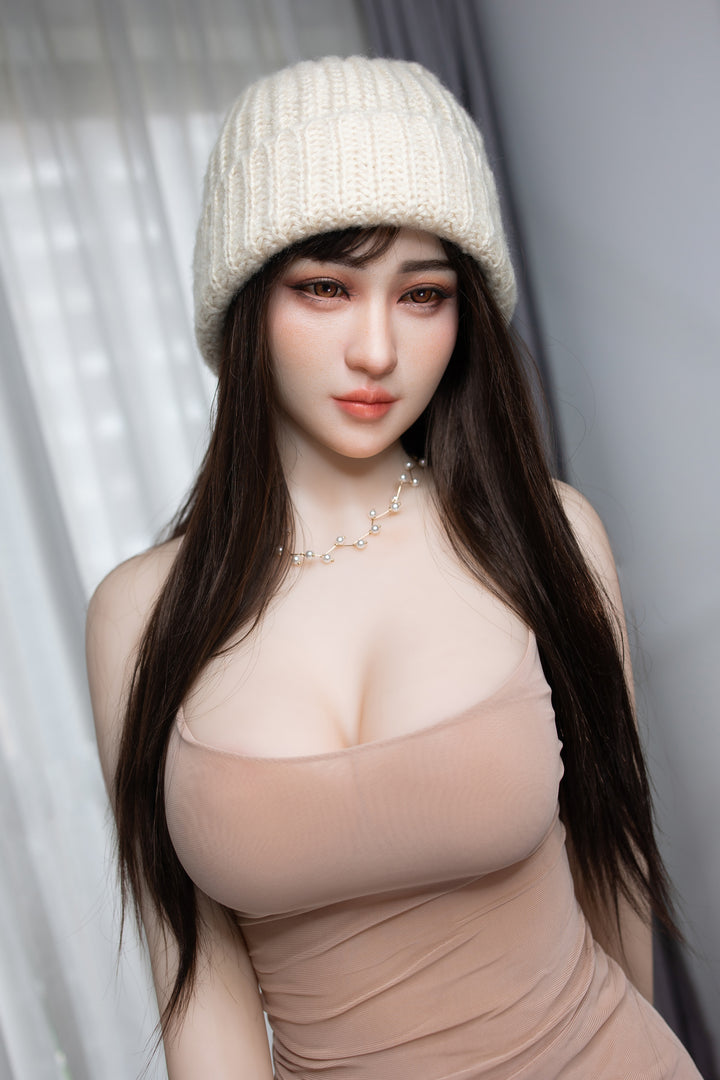 AIBEI | 158cm/5ft2 E-cup Silicone Head Japanese Sex Doll - Olivia