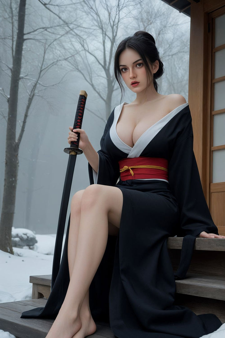 SY Doll | 164cm/5ft4 Big Breasts Elegant Japanese Kimono Warrior Realistic Full Silicone Sex Doll - Giselle