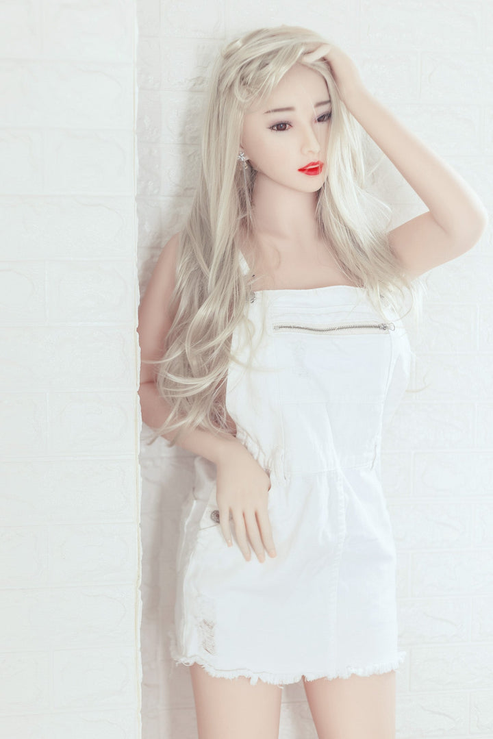 158cm (5ft 2) Realistic Sex Doll With Pretty  White Hair - Pearly( In Stock US)