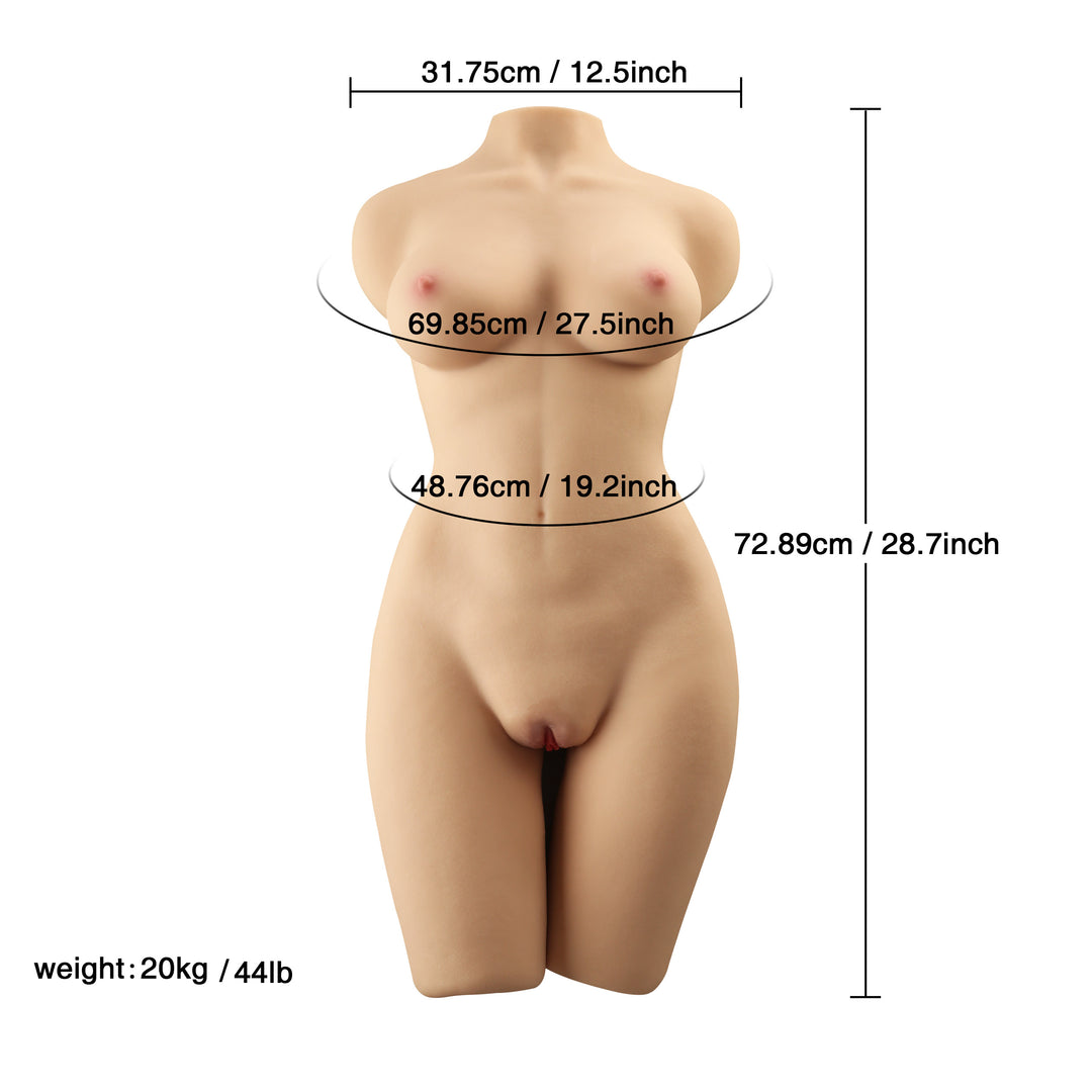 72,9 cm/28,7 Zoll Torso-Sexpuppe – Lauren (auf Lager in den USA) 