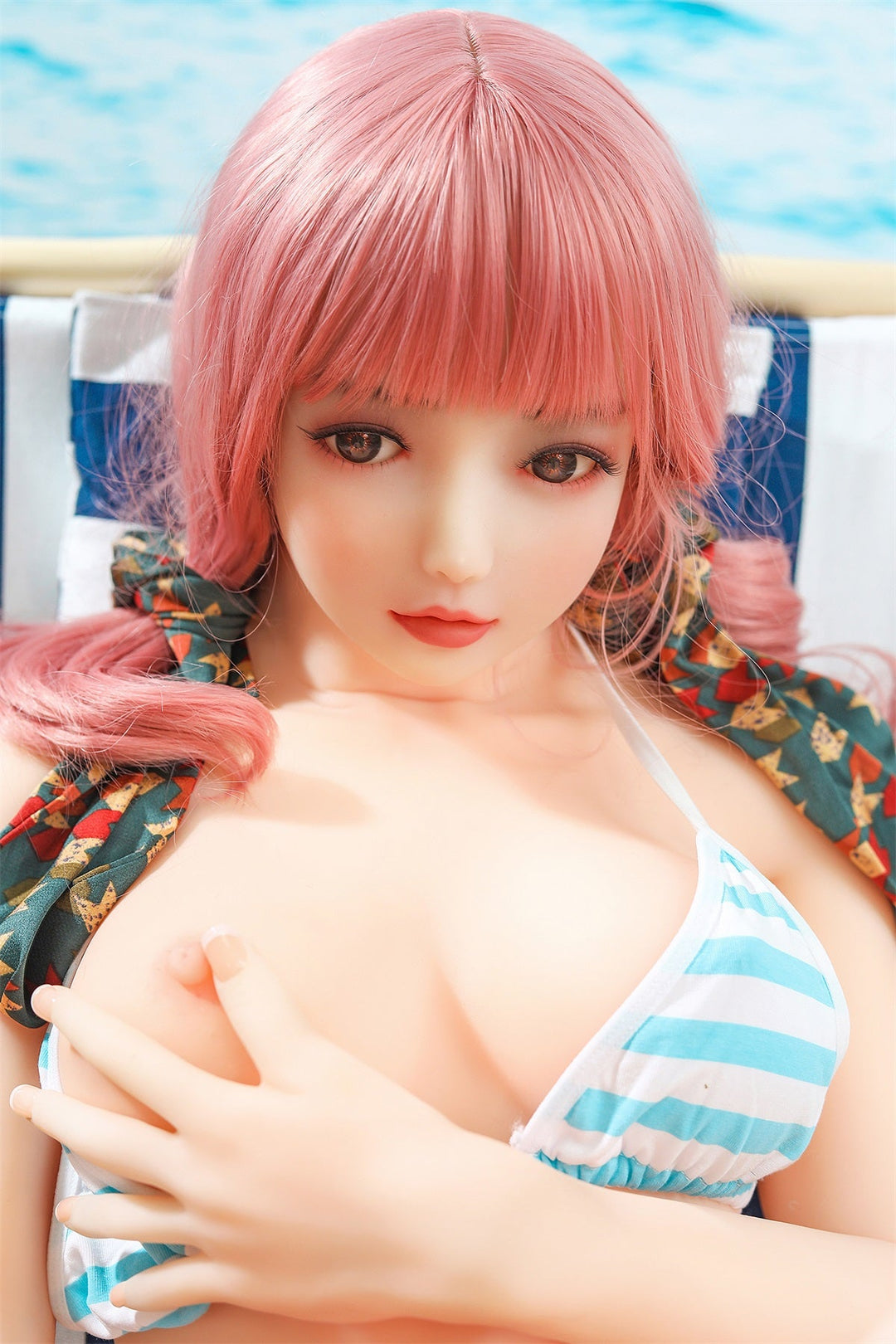 150cm / 4ft11 Bikini Style Youth Energetic Beauty Doll With Pretty Pink Hair - Bonnie