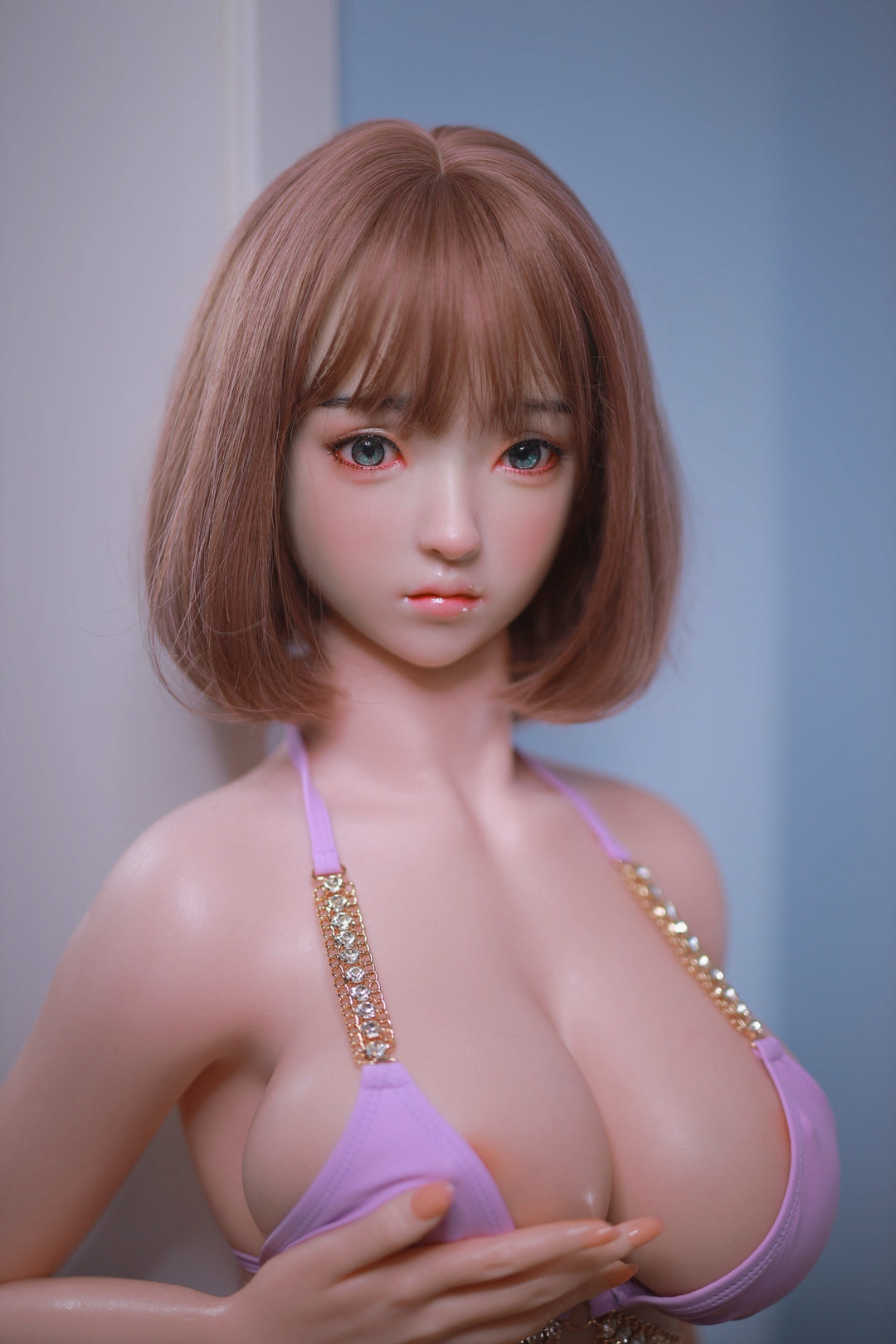 JY Doll | 157cm / 5ft2 - シリコンドール Jカップ + S64ヘッド セックスドール - チェリー