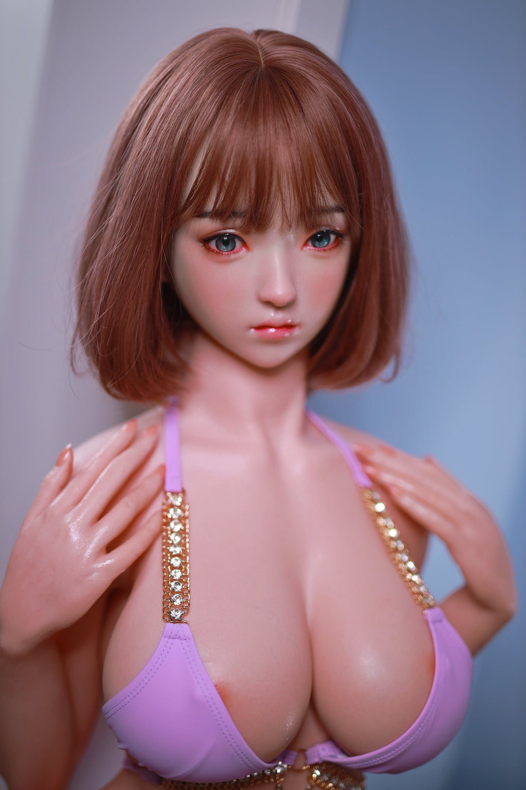 JY Doll | 157cm / 5ft2 - シリコンドール Jカップ + S64ヘッド セックスドール - チェリー