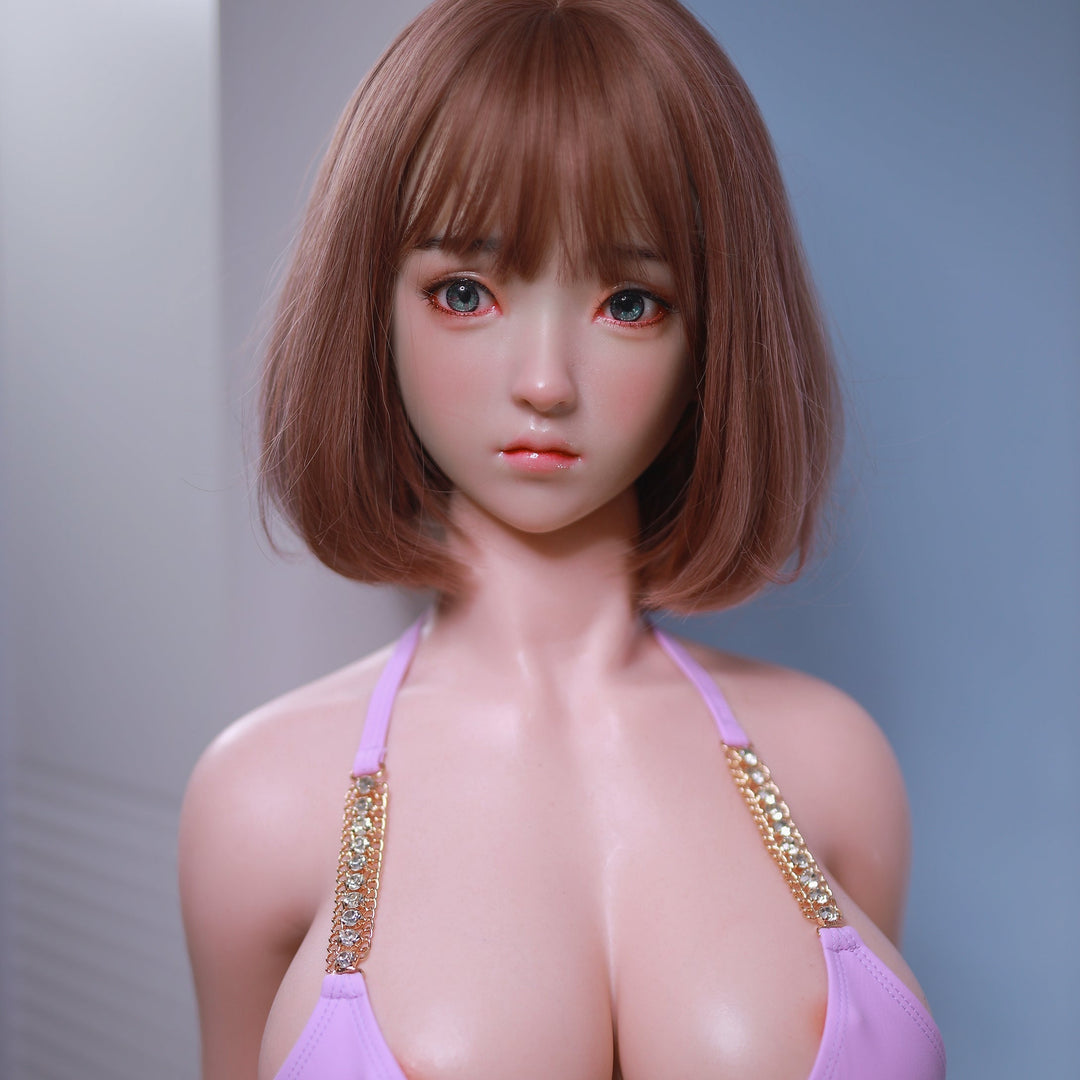 JY Doll | 157cm / 5ft2 - シリコンドール Jカップ + S64ヘッド セックスドール - チェリー