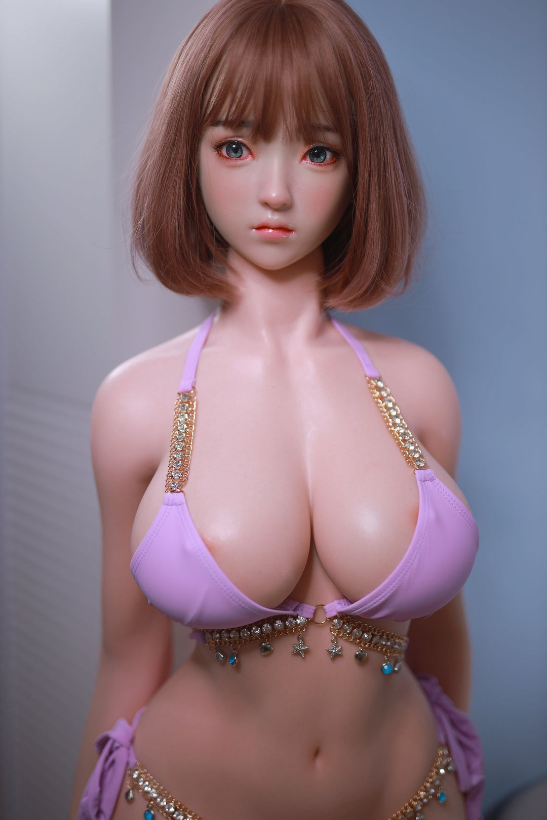 JY Doll | 157cm / 5ft2 - シリコンドール Jカップ + S64ヘッド セックスドール - チェリー