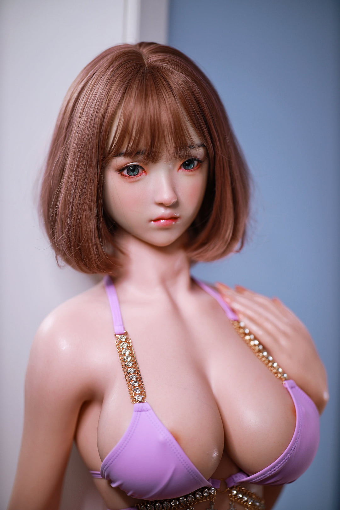 JY Doll | 157cm / 5ft2 - シリコンドール Jカップ + S64ヘッド セックスドール - チェリー