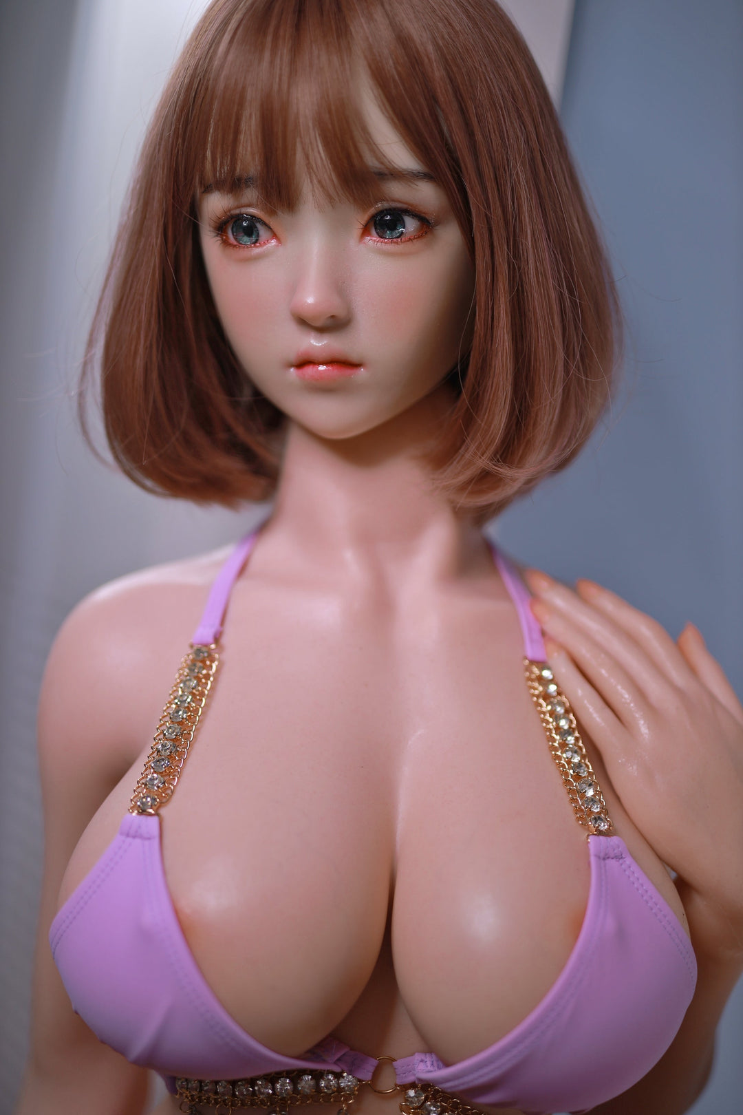 JY Doll | 157cm / 5ft2 - シリコンドール Jカップ + S64ヘッド セックスドール - チェリー