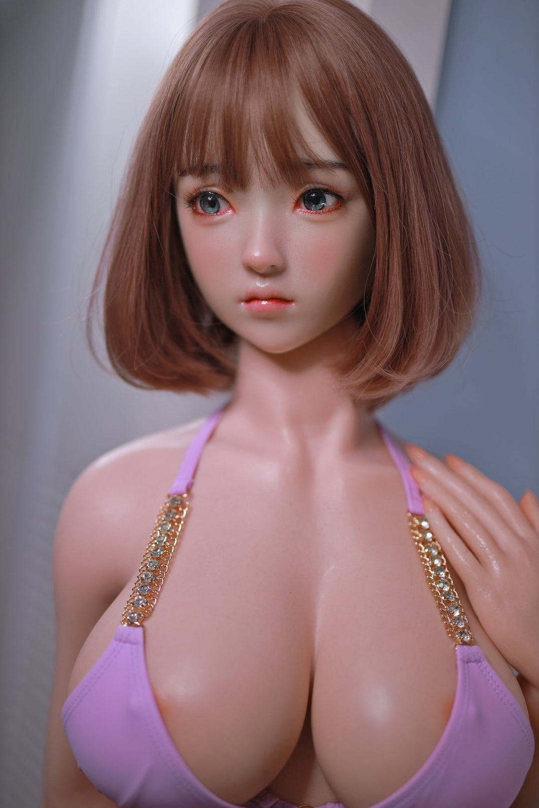 JY Doll | 157cm / 5ft2 - シリコンドール Jカップ + S64ヘッド セックスドール - チェリー