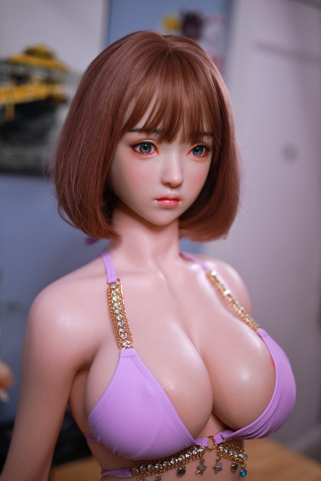 JY Doll | 157cm / 5ft2 - シリコンドール Jカップ + S64ヘッド セックスドール - チェリー