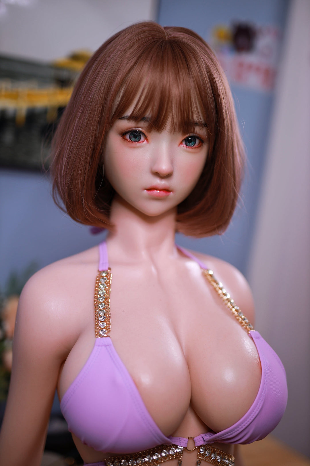 JY Doll | 157cm / 5ft2 - シリコンドール Jカップ + S64ヘッド セックスドール - チェリー