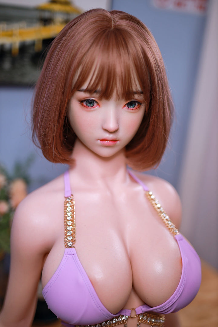 JY Doll | 157cm / 5ft2 - シリコンドール Jカップ + S64ヘッド セックスドール - チェリー