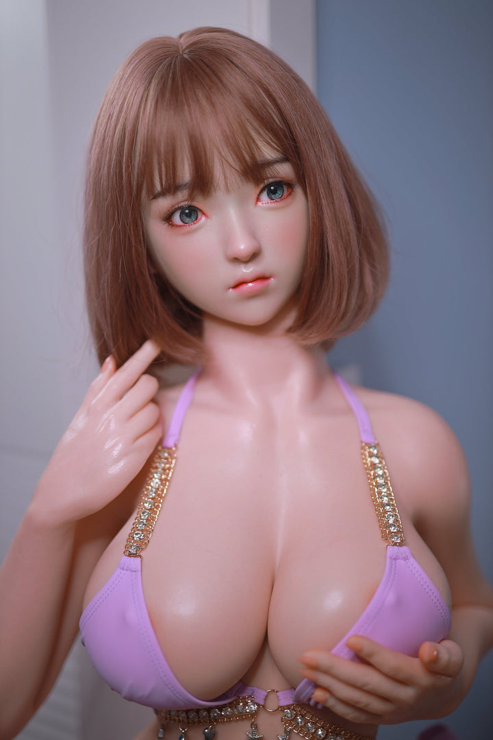 JY Doll | 157cm / 5ft2 - シリコンドール Jカップ + S64ヘッド セックスドール - チェリー