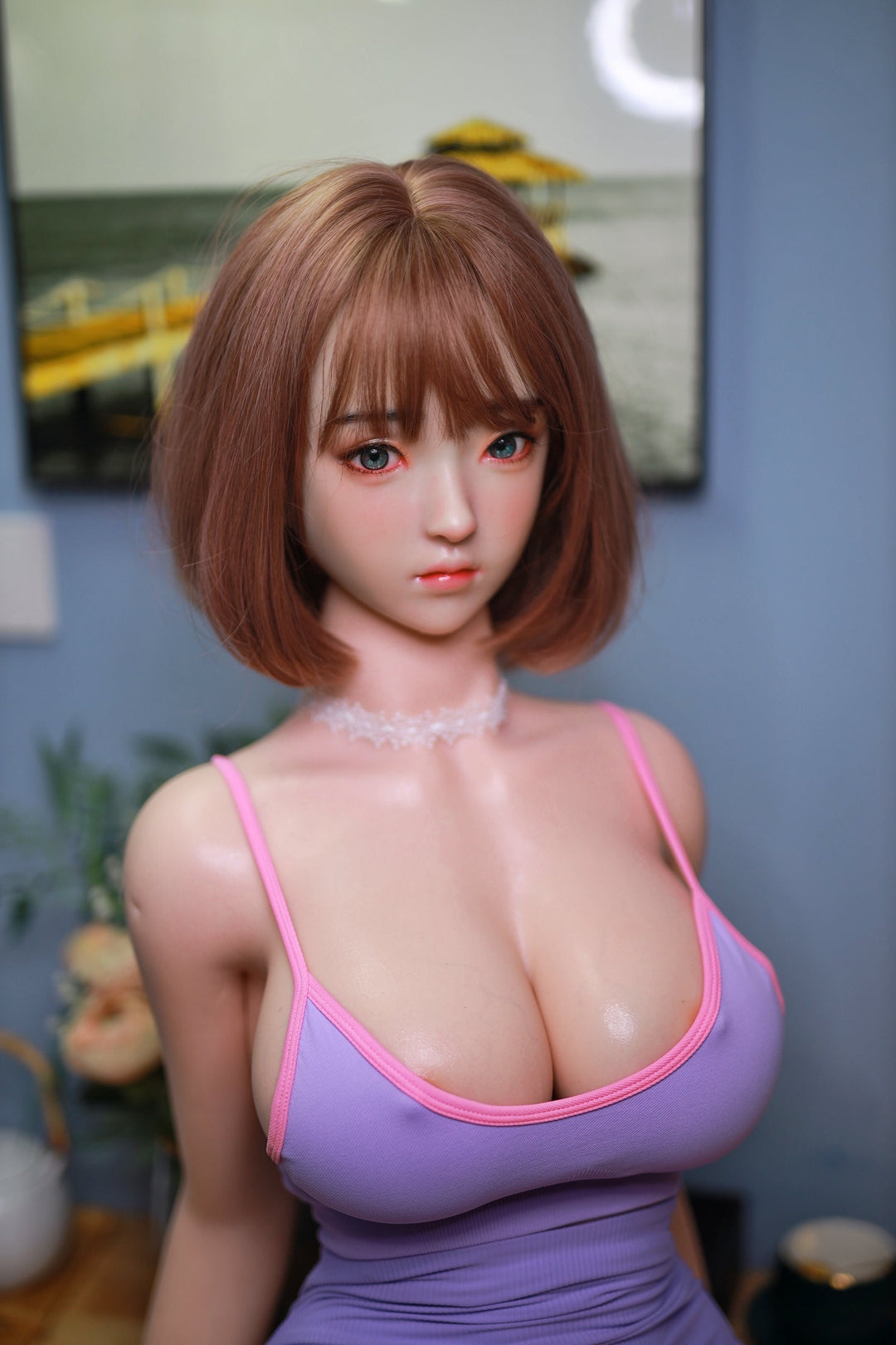 JY Doll | 157cm / 5ft2 - シリコンドール Jカップ + S64ヘッド セックスドール - チェリー