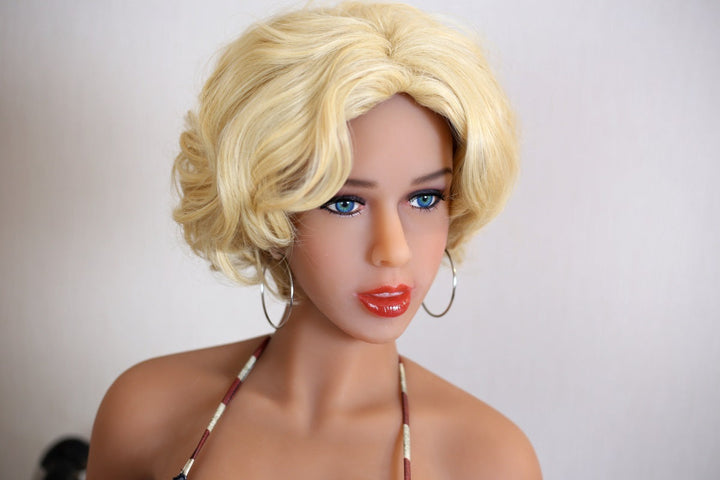 AF Doll | 5ft2 (158cm) Top Quality TPE Sex Doll with Short Golden Hair - Brielle