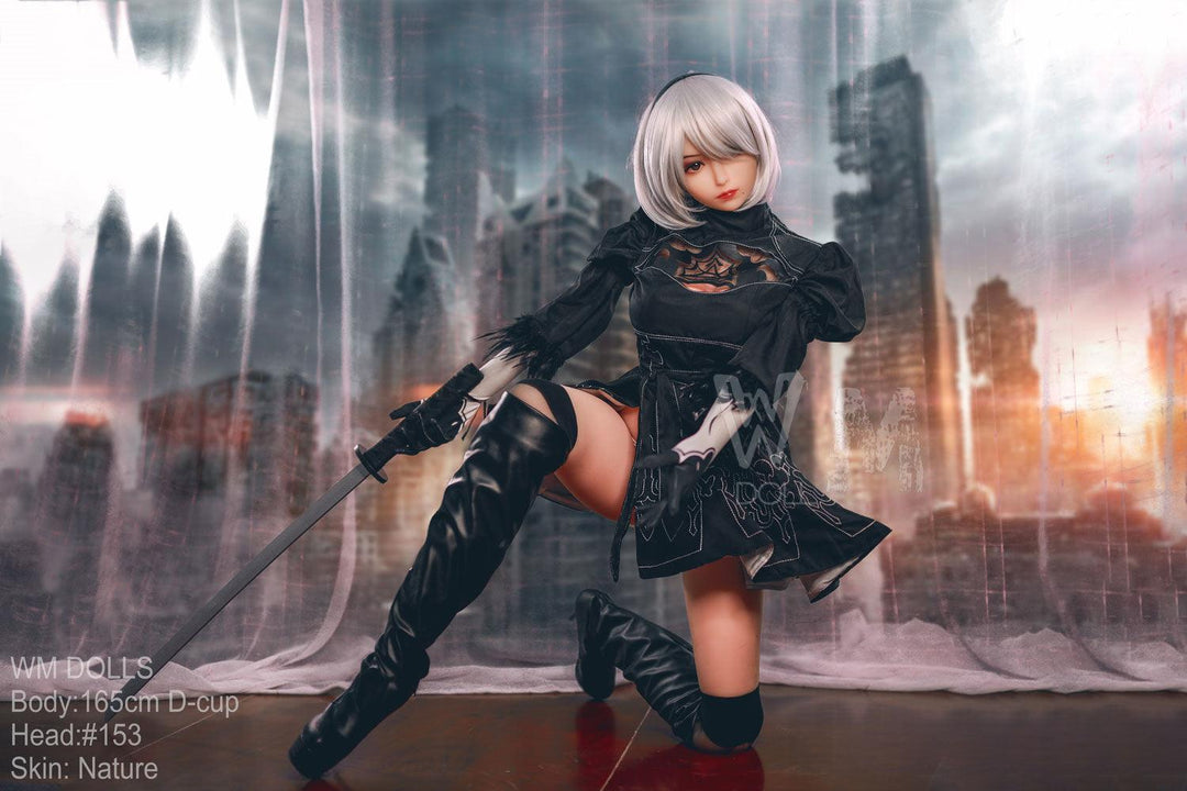 WM | 2B Anime 5ft 5/ 165cm D Cup Cosplay Sex Doll - Fight Angel