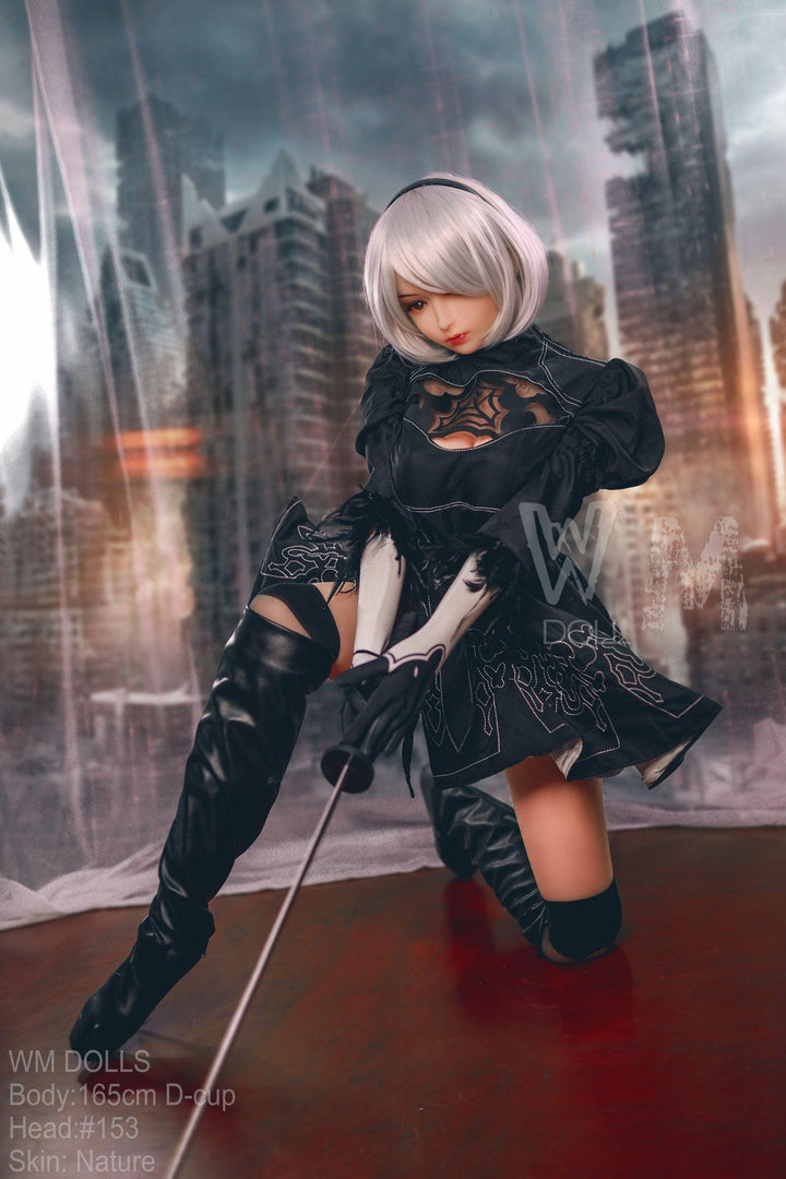 WM | 2B Anime 5ft 5/ 165cm D Cup Cosplay Sex Doll - Fight Angel