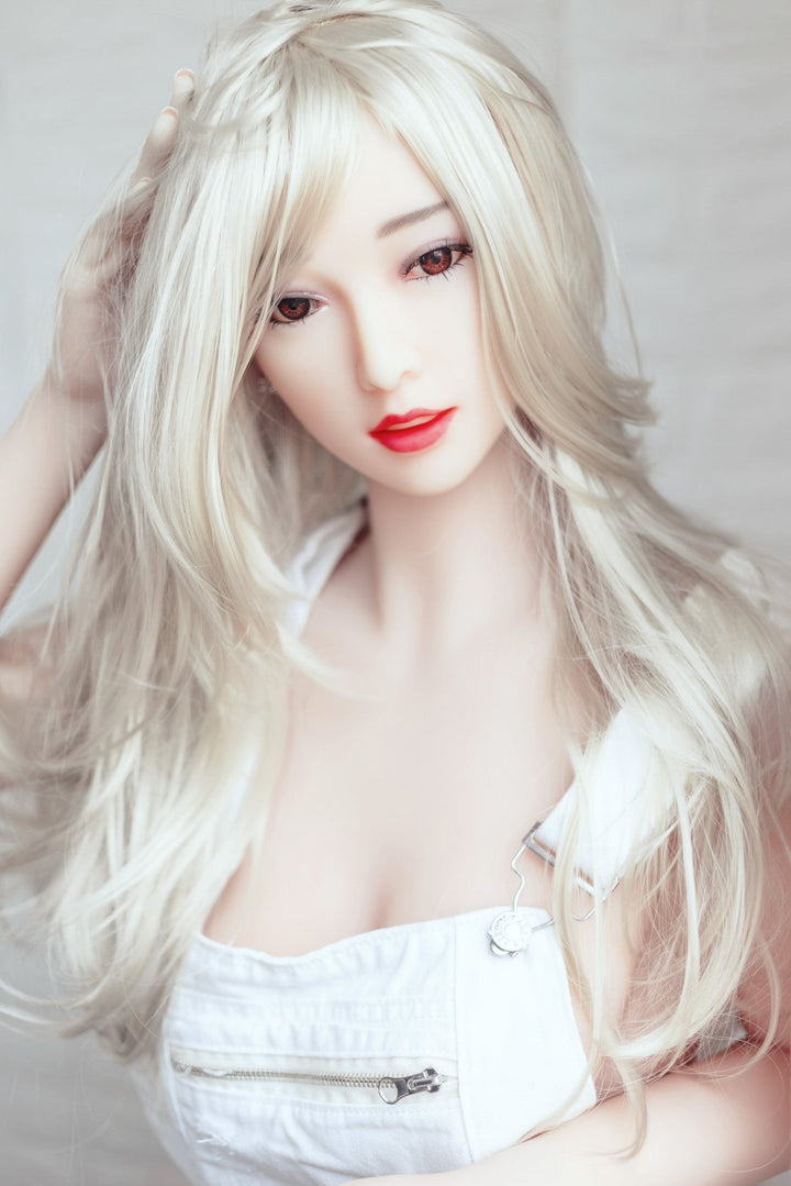 158cm (5ft 2) Realistic Sex Doll With Pretty  White Hair - Pearly( In Stock US)