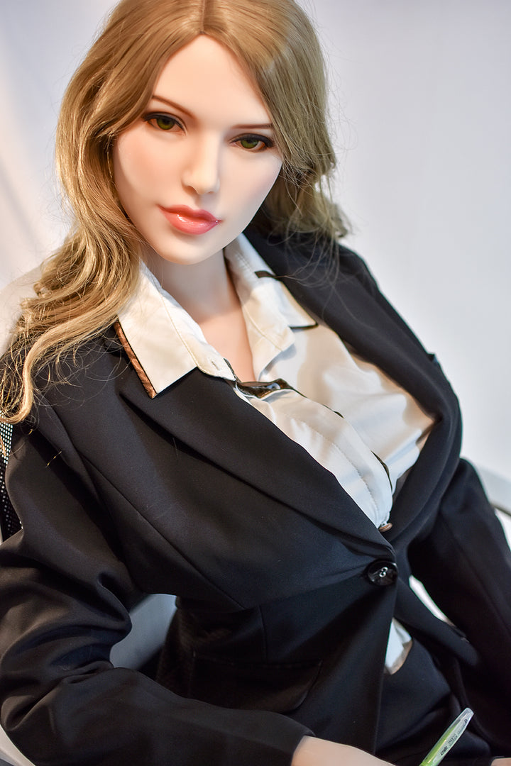 6YE | 5ft5/165cm Big Boobs Blonde OL Sex Doll - Antia